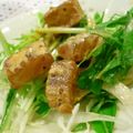 ﾋｶﾘ24's cooksnap of when they made ☆水菜とマグロのサラダ☆.