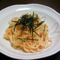 ゆーたんたらん's cooksnap of when they made 簡単♪　大葉の明太子スパゲティ☆.