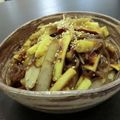 kookuro's cooksnap of when they made 旦那サマ好みの❤さつま芋と牛蒡のきんぴら.