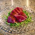 ぶ〜こ♡'s cooksnap of when they made 豆苗とかつおの刺身 生姜醤油がけ.