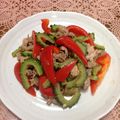 YUKIKI☆'s cooksnap of when they made ゴーヤ＆パプリカ＆鶏肉の中華炒め☆.