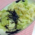Moeno★'s cooksnap of when they made キャベツのおつまみサラダ再現レシピ.