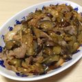 らむ（・×・）'s cooksnap of when they made なすと豚肉のキムチ炒め.