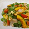 mielle's cooksnap of when they made ♪サーモン＆カリッと素揚げ野菜のサラダ♪.