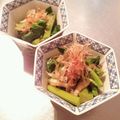おさめ's cooksnap of when they made ＊超簡単!!つるむらさき辛子和え＊.
