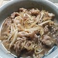 nonin's cooksnap of when they made 節約！焼肉のタレで豚肉ともやし炒め.