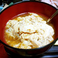 れーどら's cooksnap of when they made 余ったヒレカツで！カツの卵とじ.