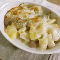 3姉妹ちゃんママ's cooksnap of when they made 簡単！ポテトとウインナーのグラタン風.