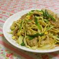 赤い電話's cooksnap of when they made 塩焼きそば☆子供と2人ご飯☆.