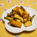 ガメコ's cooksnap of when they made オイ＆チリ　茄子と厚揚げの甘辛カレー炒め.