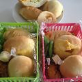 Uooo's cooksnap of when they made HBで☆いつもの惣菜パン～お弁当に!.