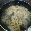 Kako's cooksnap of when they made たまごスープ☆豚バラ入り.