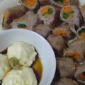 幸せうさぎ's cooksnap of when they made にらとにんじんの☆豚肉巻き.