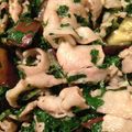 まんち汁's cooksnap of when they made モロヘイヤと豚肉の塩麹炒め.