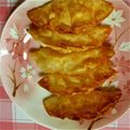 ma___111's cooksnap of when they made アップルパイ風デザート餃子.