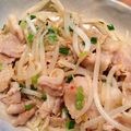 ヘルメト's cooksnap of when they made 豚ばら肉ともやしの豆板醤あえ.