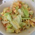 まっゆん's cooksnap of when they made 超簡単☆キャベツと鮭の卵とじ.