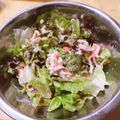 チヒナコ's cooksnap of when they made レタスとカニカマのサラダ♡.