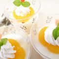 あひみはと's cooksnap of when they made ✿みかん缶まるまる使いのミルクゼリー✿.