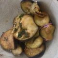 ミッキーミニミニ's cooksnap of when they made 茄子の辛子醤油和え.