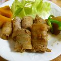 Nekozame's cooksnap of when they made こんにゃくの肉巻き☆しょうが味.