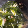 猫のミイヤ's cooksnap of when they made 長ネギとワカメのスープ.