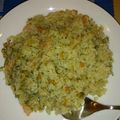 りんご三世's cooksnap of when they made mフライパンdeえびとごぼうの本格ピラフ.