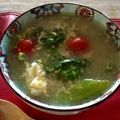 yogamania's cooksnap of when they made シンプルに♪レタスと卵のスープ.