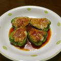 りこまこせいやのパパ's cooksnap of when they made 中からとろり♡チーズ入りピーマンの肉詰め.