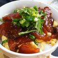 komutan's cooksnap of when they made マグロの漬け丼.
