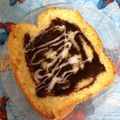 ｊ−ｊ−ｆ's cooksnap of when they made チョコミルクトースト♪.