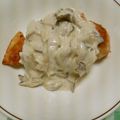 ～MINAMINA～'s cooksnap of when they made 鶏むね肉とキノコのクリームソース煮.
