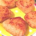 がむしゃらまんじろう's cooksnap of when they made フライパンで簡単 焼きおにぎり.