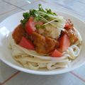 nasubeam's cooksnap of when they made さっぱり！モリｘ②♪唐揚げおろしうどん.