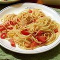 ａｉ．ｈ's cooksnap of when they made ツナトマトの冷製パスタ☆.