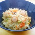 森のリラックマ's cooksnap of when they made レトルトカレーで簡単★炊飯器ピラフ.
