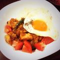 ともとむさかうえ's cooksnap of when they made 簡単すぐでき♪ガパオ風☆鳥むねごはん♪.