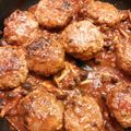 なかおちゃん's cooksnap of when they made 柔らかくて美味しい　簡単煮込みハンバーグ.