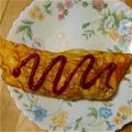 黒犬のミケ's cooksnap of when they made 旦那の大好物♪挽き肉のオムレツ.