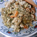 季節外れ's cooksnap of when they made 茄子とちくわのそぼろ炒め.