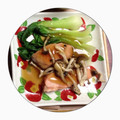 MacAlpin's cooksnap of when they made 鮭の和風きのこあんかけ.
