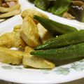 ともこキッチン's cooksnap of when they made 鶏肉とオクラのカレー粉炒め.