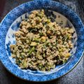 こけえん's cooksnap of when they made 大根葉と豚ひき肉のフィリピン風いため.