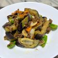 kaimania's cooksnap of when they made なすとひき肉のカレー風味炒め.