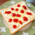 yumyum0618's cooksnap of when they made ☆鮭マヨのとろ～りチーズトースト☆.