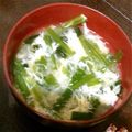 shizuとreo's cooksnap of when they made ◇うちの定番◇ニラ玉味噌汁♪.