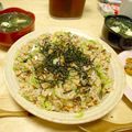 ひび稚魚's cooksnap of when they made 鮭とレタスのチャーハン♪.