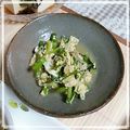 ＴＯＭＯＷＡＴ's cooksnap of when they made せりと小女子の卵とじ.