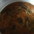 yukong100's cooksnap of when they made 簡単！韓国風わかめスープ(미역국).