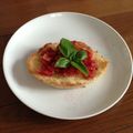 ペーシェ's cooksnap of when they made トマトのせバゲット.
